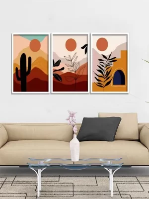 Desert Serenity Triptych