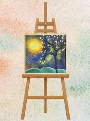 Golden Dawn Original Handmade Painting