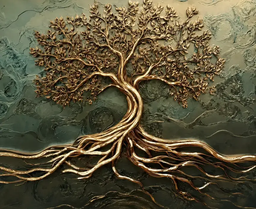 Tree of Life with Exposed Roots - KN02_3 - Image 2